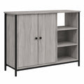 Moderner Sideboard aus Grauem Sonoma Holzwerkstoff mit Verstellbaren Beinen