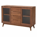 Modernes Sideboard aus schwarzem Walnussholz für diverse Räume
