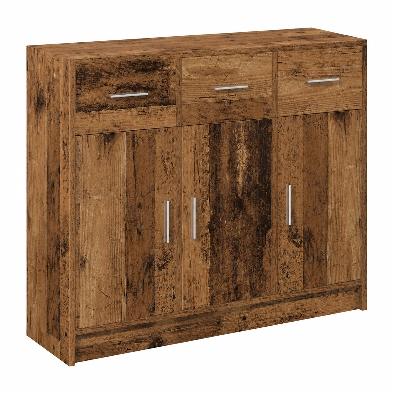 Küchenschrank aus recyceltem Holz 91x28x75 cm, vielseitige Kommode