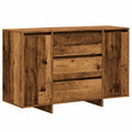 Rustikales Sideboard aus Altholz mit Schubladen 120x41x75 cm