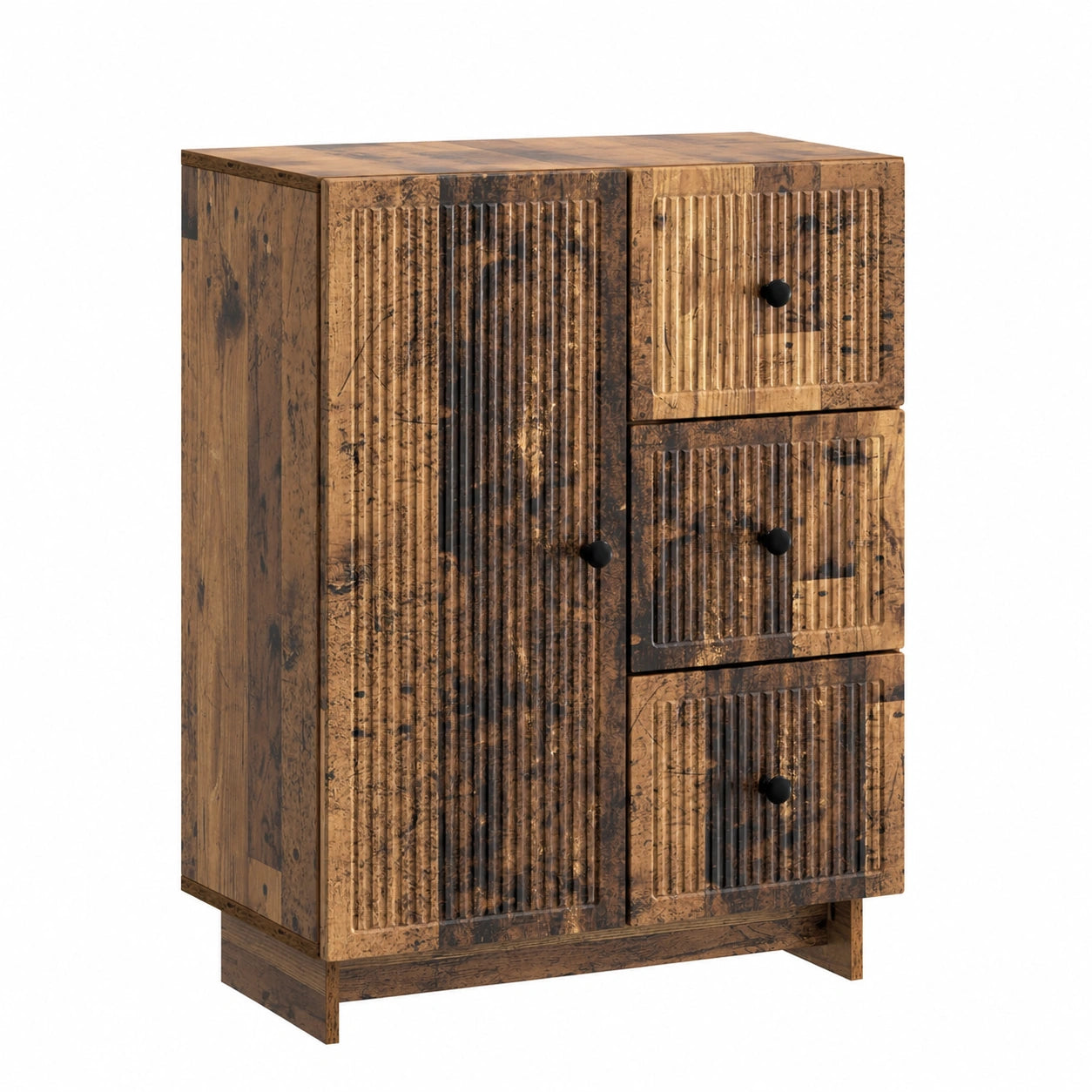 Vintage-Sideboard aus Altholz, 66x34,5x90 cm, Retro Anrichte mit Stil und Stauraum